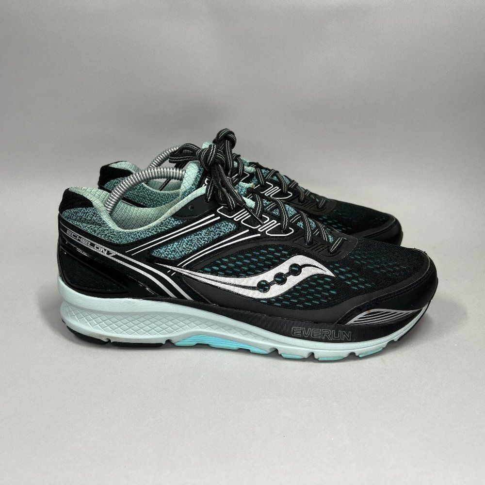 Saucony Echelon 7‎ Running Shoes Women's 10.5 Black Athletic Training Sneakers